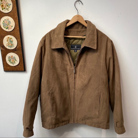 London Fog Other - London Fog Faux Suede Water Repellant Jacket